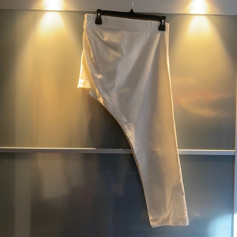 Zara assymetrical white skirt medium